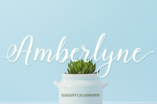 Amberlyne Font: Soft Handwritten Script for Web Design