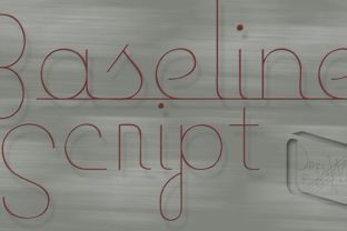 Baseline Script: Sleek Mono Line Font Review
