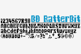 BD RatterBit Font: Funky Pixel Type for Digital Campaigns