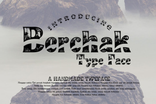 Berchak Font: Elevate Digital Campaigns with Bold Decorative Type
