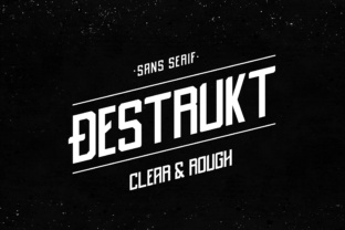 Destrukt Font: Modern Sans Serif for Editorial Design