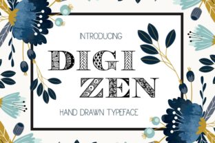 Digizen Font: Hand Drawn Branding for Small Business