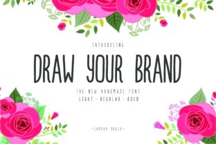 Draw Your Brand Handmade Font for Agile Campaign Design