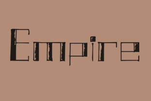 Empire Font: Elevating Editorial Design with Decorative Type