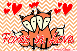 Foxes in Love Font: A Romantic Script for Editorial Design