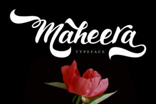 Maheera Font Review for Handmade Labels and Wedding Invites