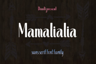 Mamalialia Font: A Clean Sans Serif for Small Business Branding