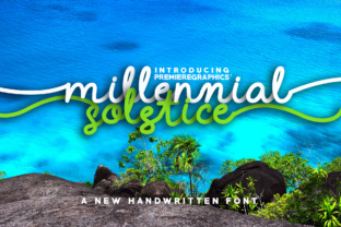 Millennial Solstice Font Review for Handmade Products