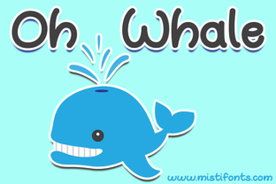 Oh Whale Font for Editorial Design and Publishing