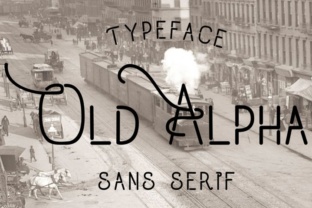 Old Alpha Font: Vintage Style for Modern Editorial Design