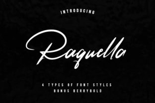 Raquella Font: Elegant Handwritten Type for Editorial Design