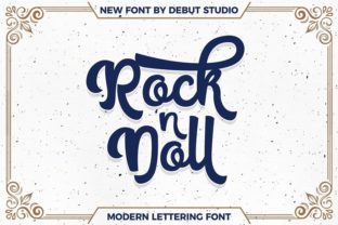 Rock n Doll Font Review for Handmade Labels and Packaging