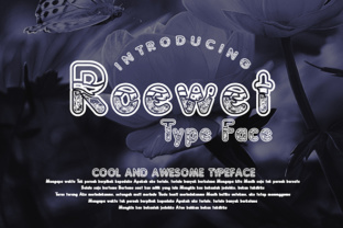 Roewet Font: Elevating Editorial Design with Decorative Type