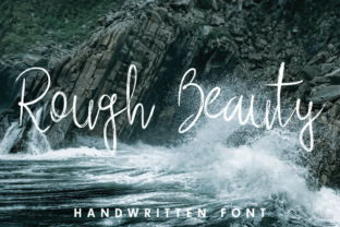 Rough Beauty Font: A Thin Handwritten Script for Editorial Design