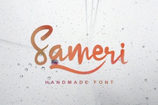 Sameri Font: Modern Brush Script for Editorial Design