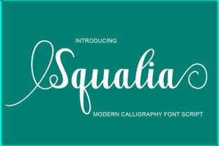 Squalia Font: Modern Calligraphy for Digital Branding