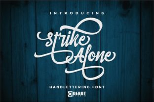 Strike Alone Font: Vintage Editorial Charm