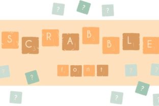 The Scrabble Font for Interactive Web Design