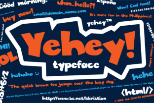 Yehey Font: Fun Sans Serif for Campaign Visuals